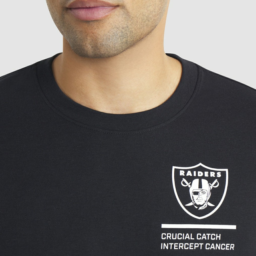 2025 NFL Crucial Catch Tri-Blend Dri-FIT T-Shirt - Las Vegas Raiders T-shirts
