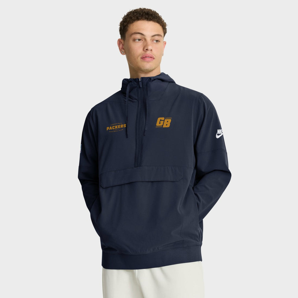 The 1923 Classic Sideline Half-Zip Anorak Jacket - Green Bay Packers Jackets