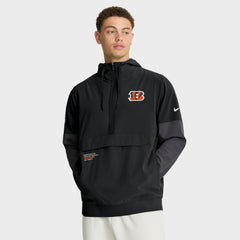Sideline Anorak Half-Zip Hoodie Jacket - Cincinnati Bengals Hoodies