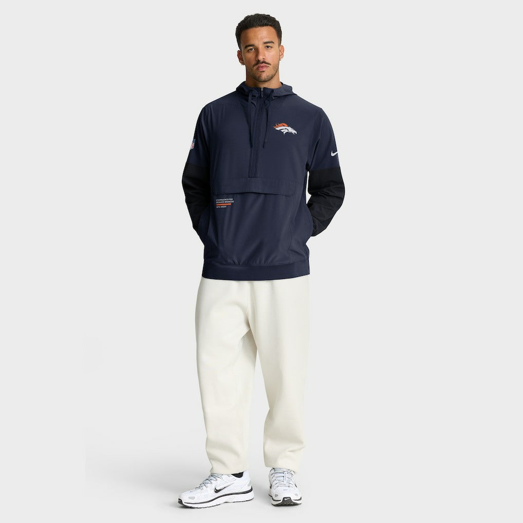 Sideline Anorak Half-Zip Hoodie Jacket - Denver Broncos Hoodies