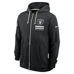 Sideline Standard Issue Utility Player Dri-FIT Full-Zip Hoodie - Las Vegas Raiders Hoodies