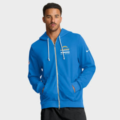 Sideline Standard Issue Utility Player Dri-FIT Full-Zip Hoodie - Los Angeles Chargers Hoodies