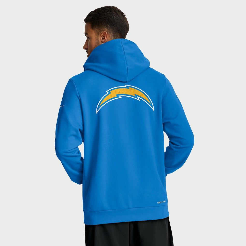 Sideline Standard Issue Utility Player Dri-FIT Full-Zip Hoodie - Los Angeles Chargers Hoodies