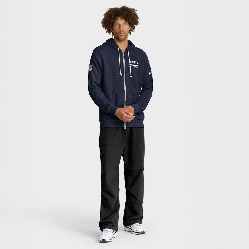 Sideline Standard Issue Utility Player Dri-FIT Full-Zip Hoodie - New England Patriots Hoodies