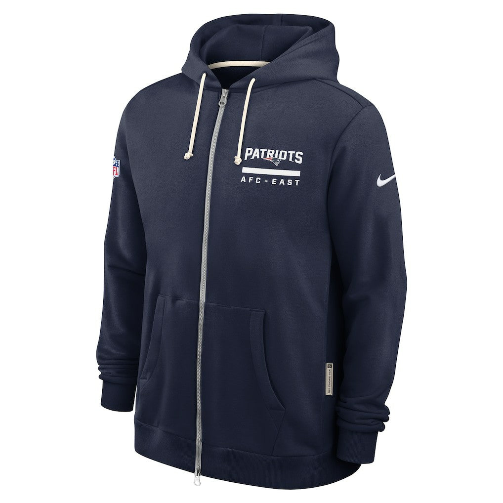 Sideline Standard Issue Utility Player Dri-FIT Full-Zip Hoodie - New England Patriots Hoodies