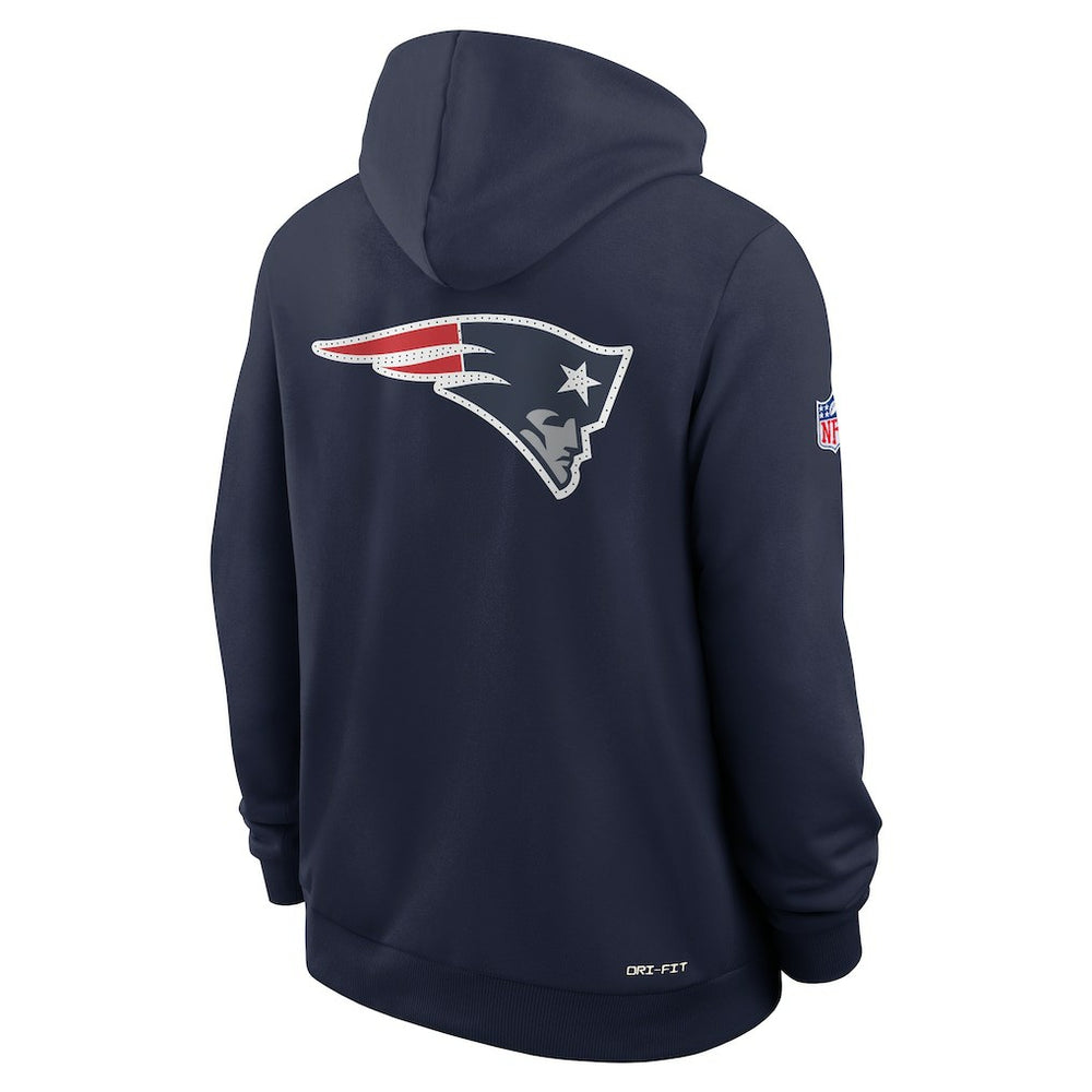 Sideline Standard Issue Utility Player Dri-FIT Full-Zip Hoodie - New England Patriots Hoodies