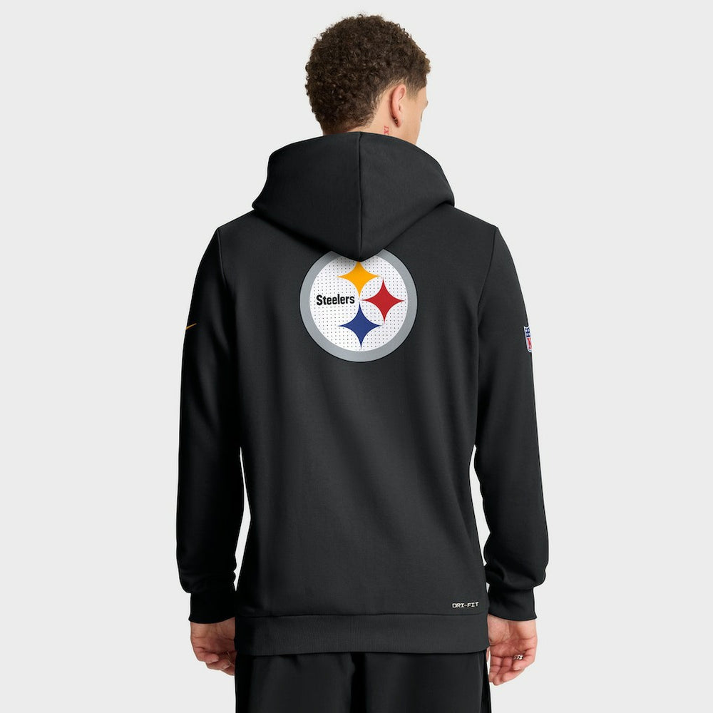Sideline Standard Issue Utility Player Dri-FIT Full-Zip Hoodie - Pittsburgh Steelers Hoodies