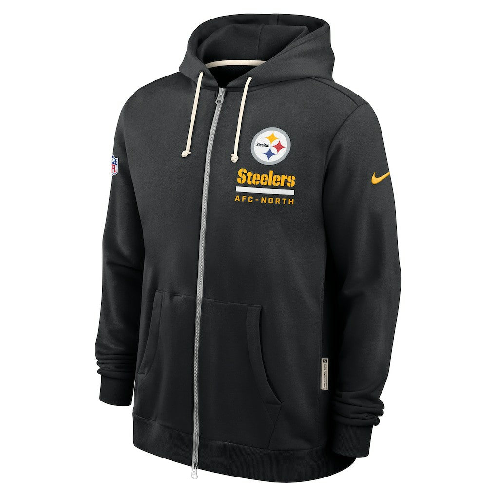 Sideline Standard Issue Utility Player Dri-FIT Full-Zip Hoodie - Pittsburgh Steelers Hoodies
