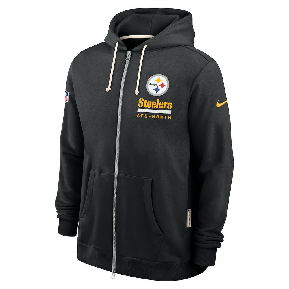 Sideline Standard Issue Utility Player Dri-FIT Full-Zip Hoodie - Pittsburgh Steelers Hoodies