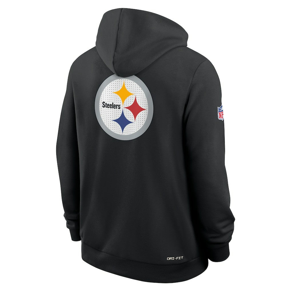 Sideline Standard Issue Utility Player Dri-FIT Full-Zip Hoodie - Pittsburgh Steelers Hoodies