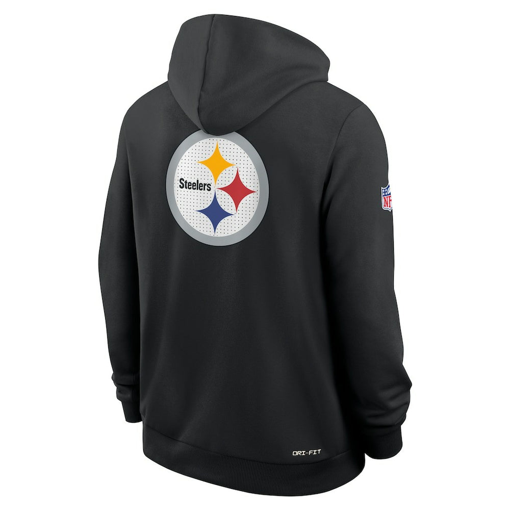 Sideline Standard Issue Utility Player Dri-FIT Full-Zip Hoodie - Pittsburgh Steelers Hoodies