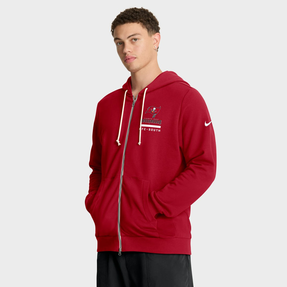 Sideline Standard Issue Utility Player Dri-FIT Full-Zip Hoodie - Tampa Bay Buccaneers Hoodies