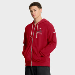 Sideline Standard Issue Utility Player Dri-FIT Full-Zip Hoodie - Tampa Bay Buccaneers Hoodies