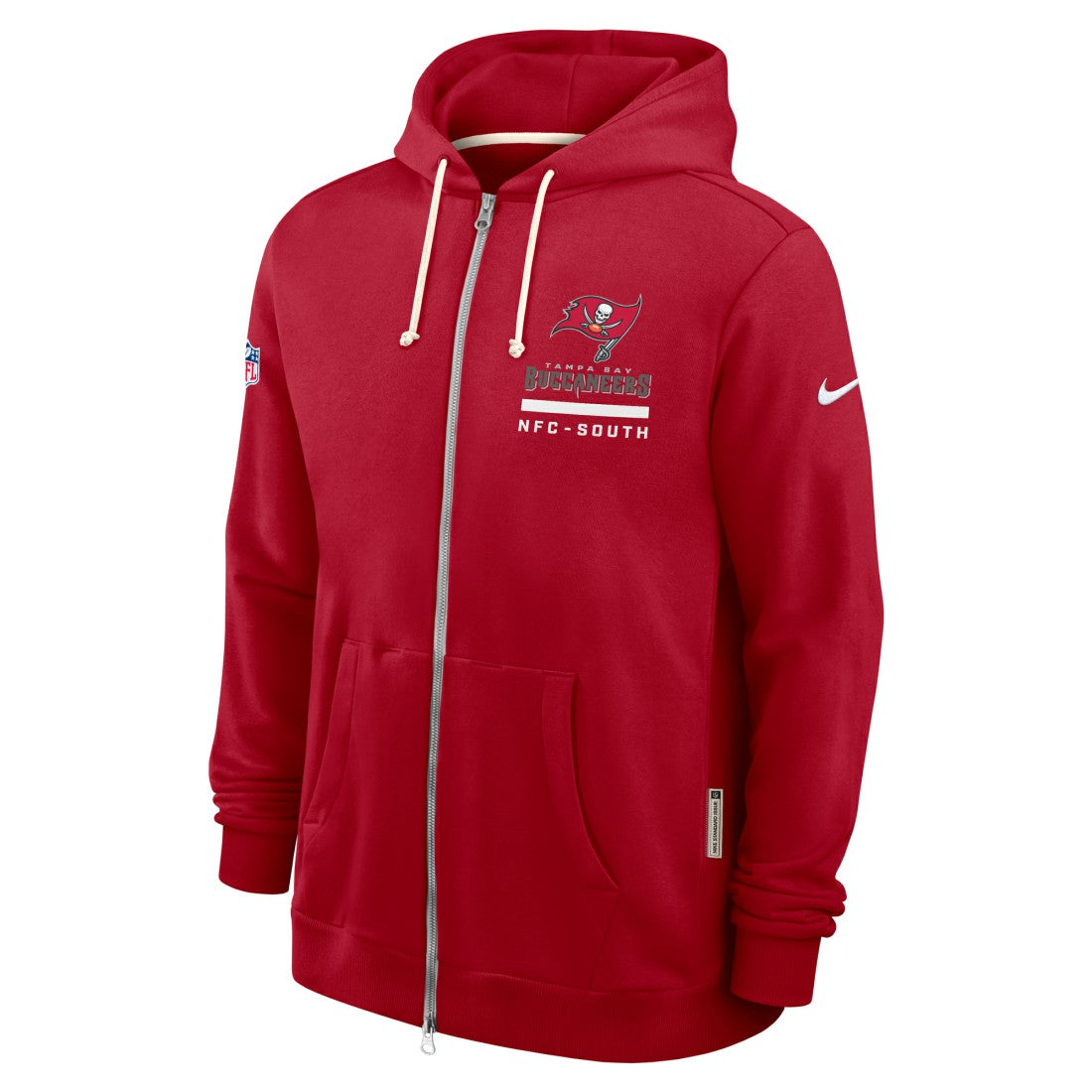 Sideline Standard Issue Utility Player Dri-FIT Full-Zip Hoodie - Tampa Bay Buccaneers Hoodies