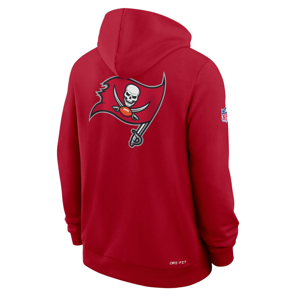 Sideline Standard Issue Utility Player Dri-FIT Full-Zip Hoodie - Tampa Bay Buccaneers Hoodies