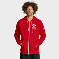 Sideline Standard Issue Utility Player Dri-FIT Full-Zip Hoodie - Kansas City Chiefs Hoodies