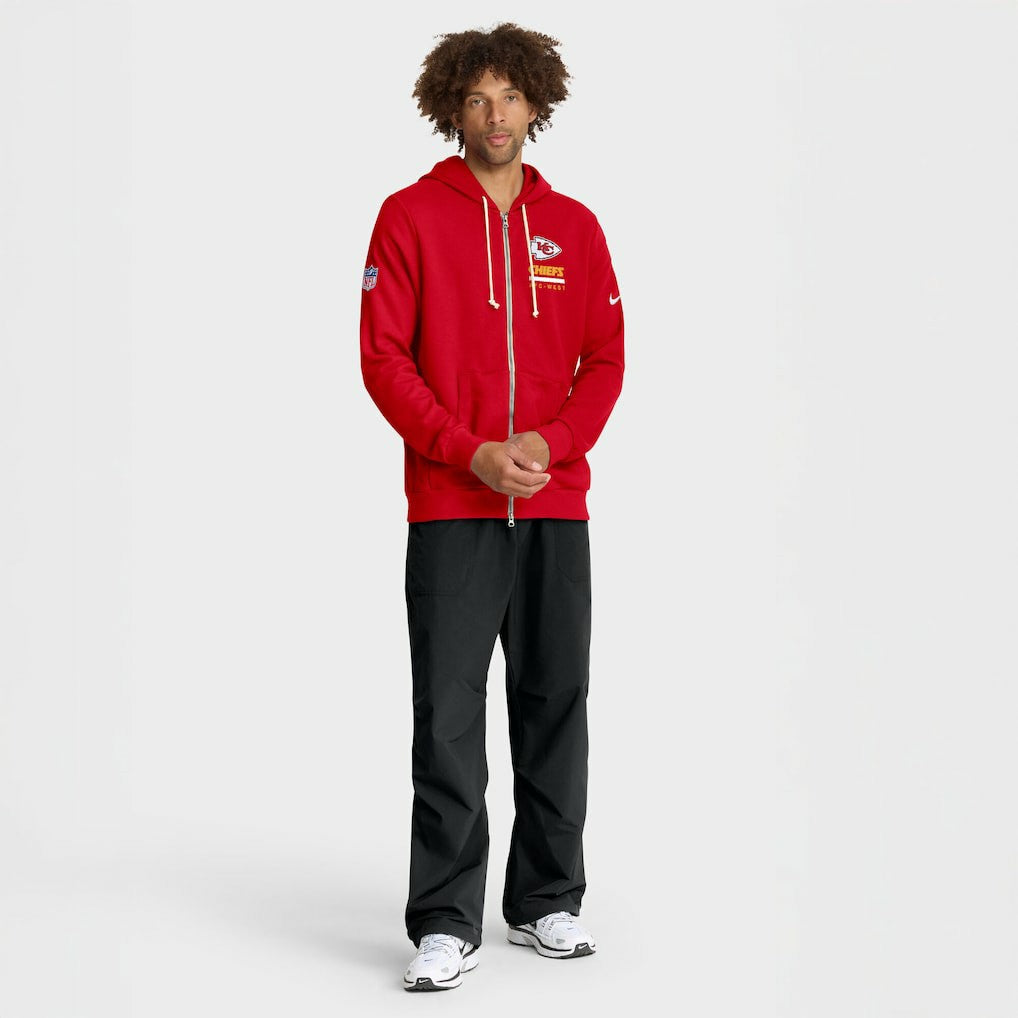 Sideline Standard Issue Utility Player Dri-FIT Full-Zip Hoodie - Kansas City Chiefs Hoodies