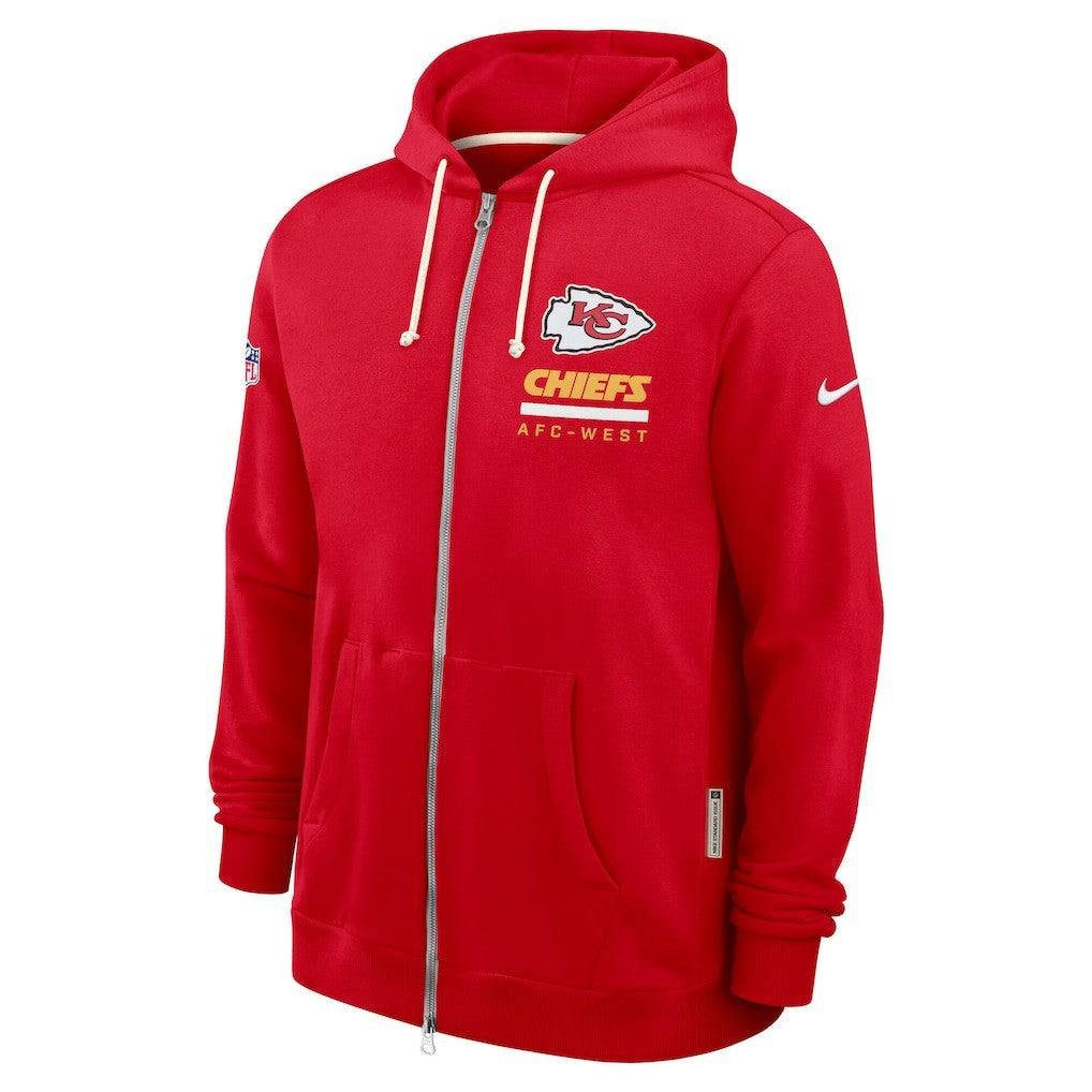 Sideline Standard Issue Utility Player Dri-FIT Full-Zip Hoodie - Kansas City Chiefs Hoodies