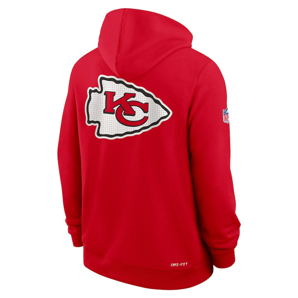 Sideline Standard Issue Utility Player Dri-FIT Full-Zip Hoodie - Kansas City Chiefs Hoodies