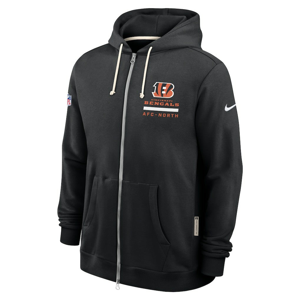 Sideline Standard Issue Utility Player Dri-FIT Full-Zip Hoodie - Cincinnati Bengals Hoodies