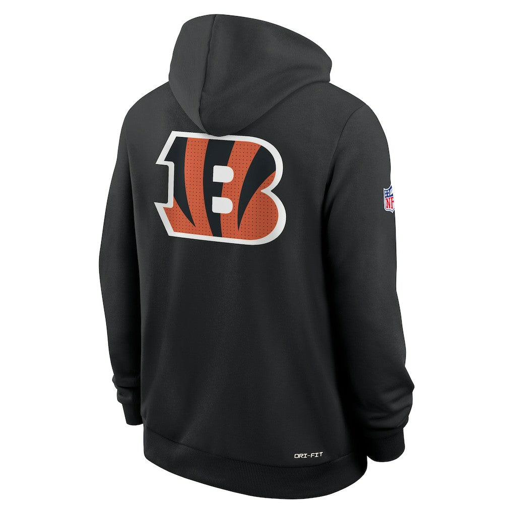 Sideline Standard Issue Utility Player Dri-FIT Full-Zip Hoodie - Cincinnati Bengals Hoodies