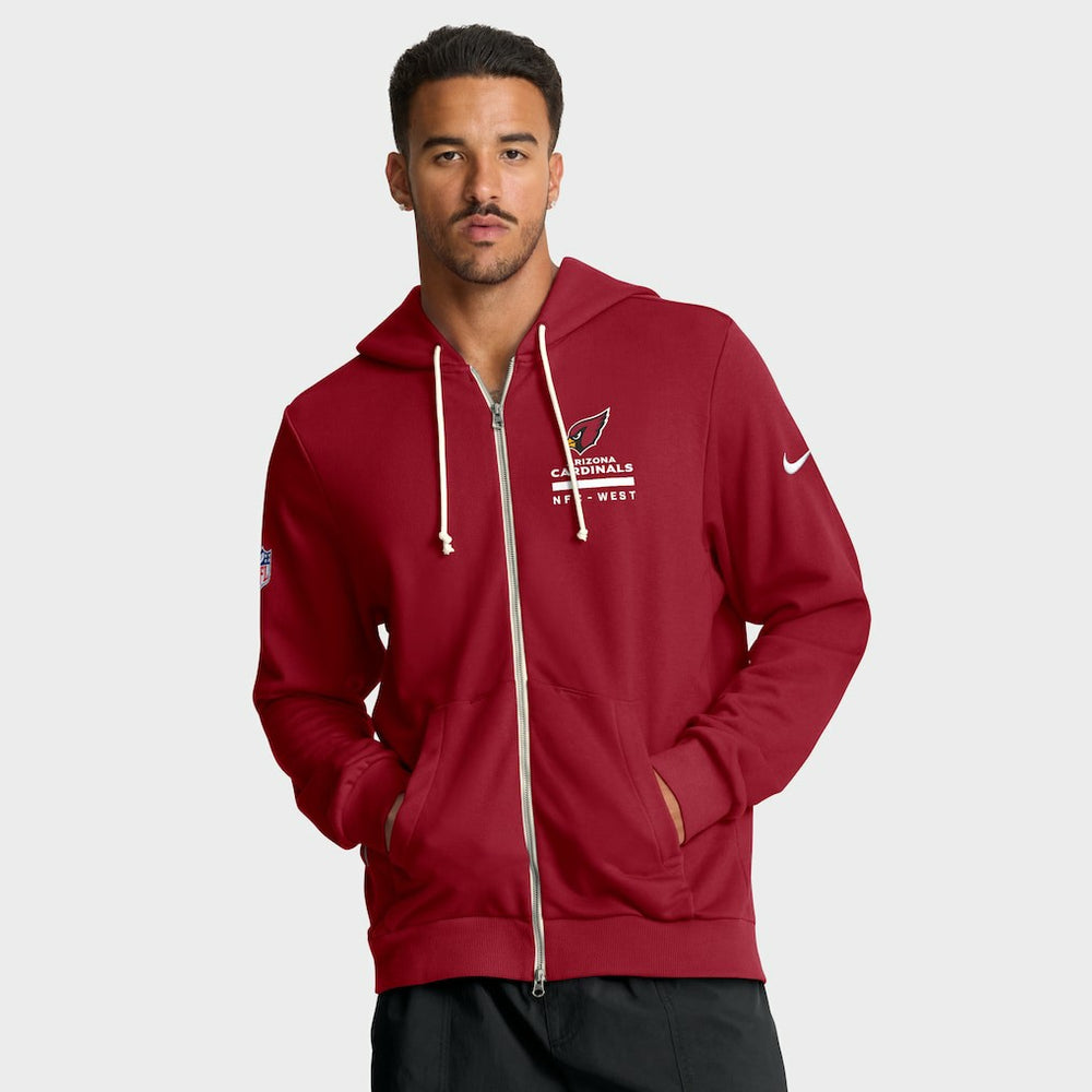 Sideline Standard Issue Utility Player Dri-FIT Full-Zip Hoodie - Arizona Cardinals Hoodies
