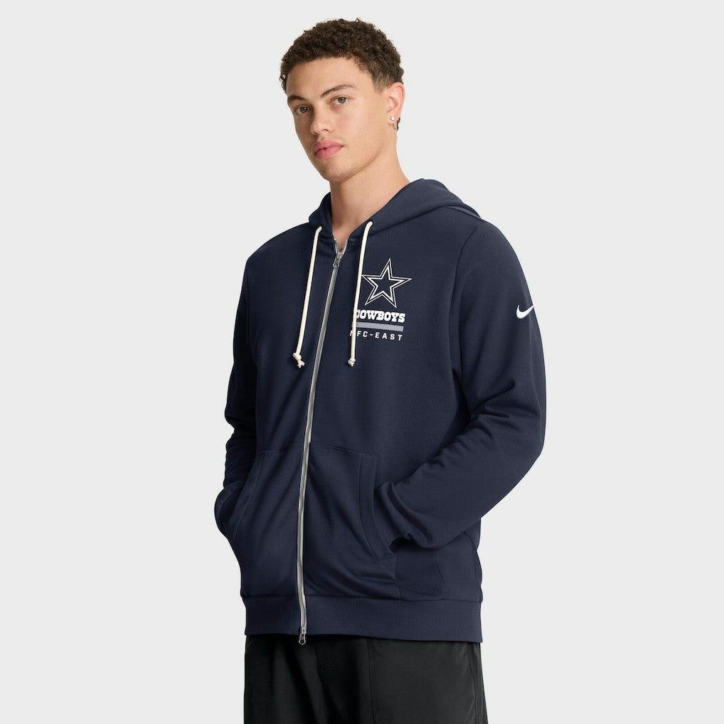 Sideline Standard Issue Utility Player Dri-FIT Full-Zip Hoodie - Dallas Cowboys Hoodies
