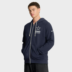 Sideline Standard Issue Utility Player Dri-FIT Full-Zip Hoodie - Dallas Cowboys Hoodies