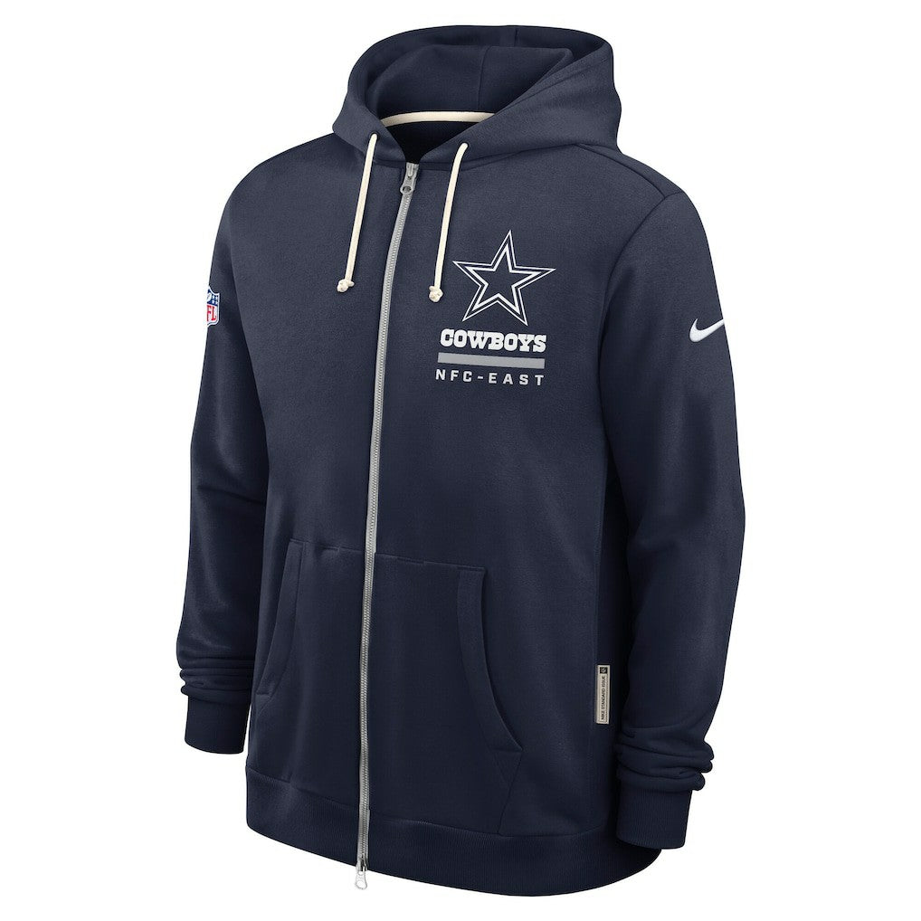 Sideline Standard Issue Utility Player Dri-FIT Full-Zip Hoodie - Dallas Cowboys Hoodies