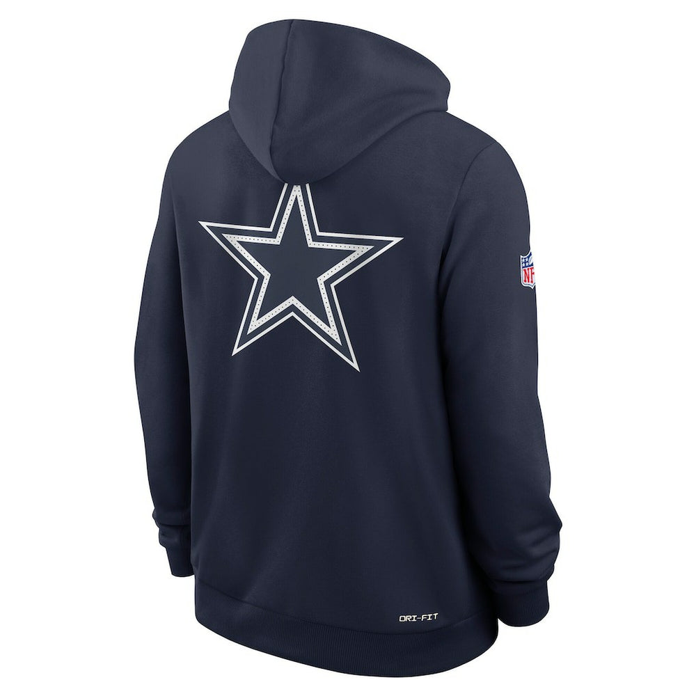 Sideline Standard Issue Utility Player Dri-FIT Full-Zip Hoodie - Dallas Cowboys Hoodies