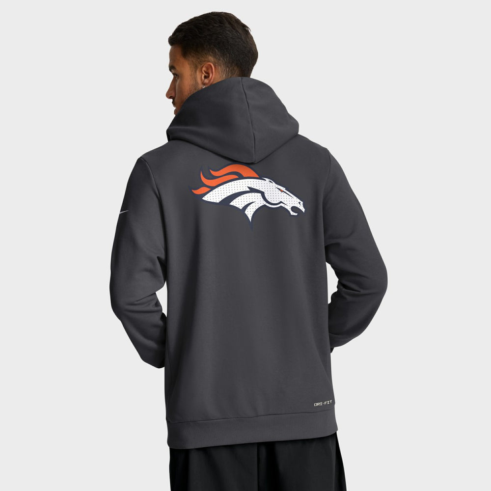 Sideline Standard Issue Utility Player Dri-FIT Full-Zip Hoodie - Denver Broncos Hoodies