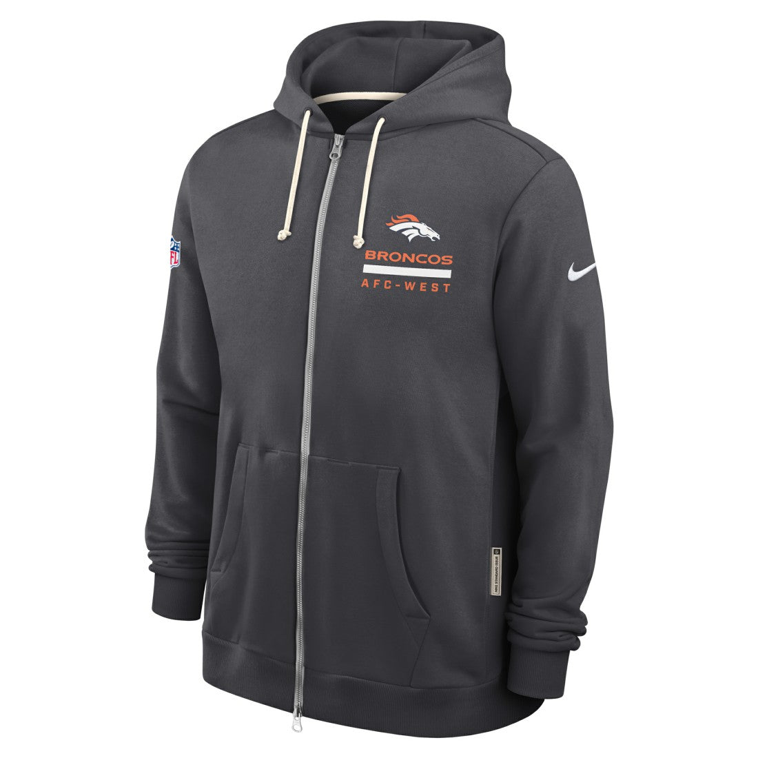 Sideline Standard Issue Utility Player Dri-FIT Full-Zip Hoodie - Denver Broncos Hoodies
