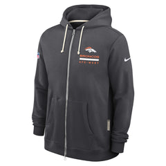 Sideline Standard Issue Utility Player Dri-FIT Full-Zip Hoodie - Denver Broncos Hoodies