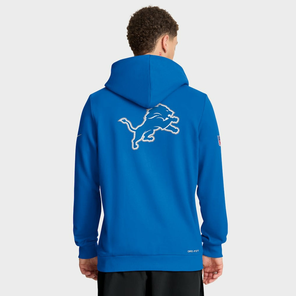 Sideline Standard Issue Utility Player Dri-FIT Full-Zip Hoodie - Detroit Lions Hoodies