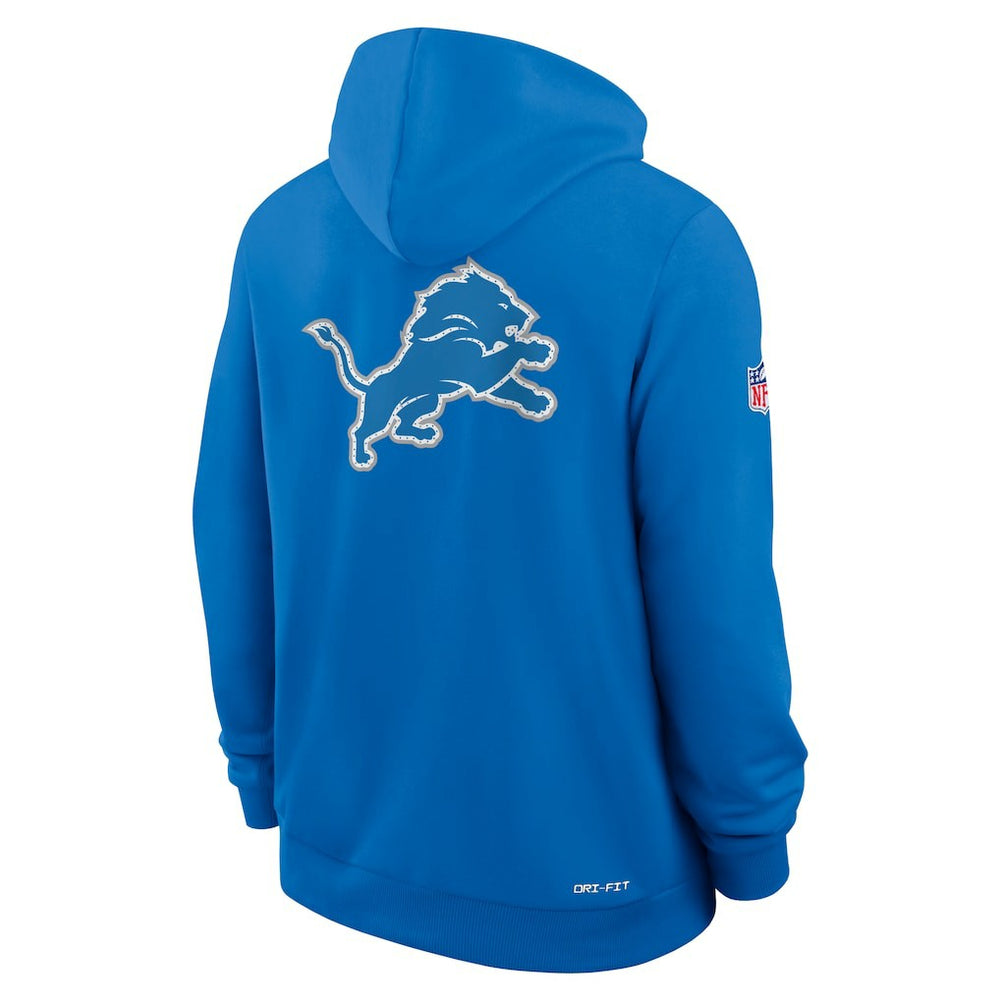 Sideline Standard Issue Utility Player Dri-FIT Full-Zip Hoodie - Detroit Lions Hoodies