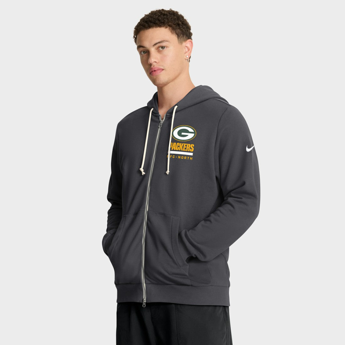Sideline Standard Issue Utility Player Dri-FIT Full-Zip Hoodie - Green Bay Packers Hoodies