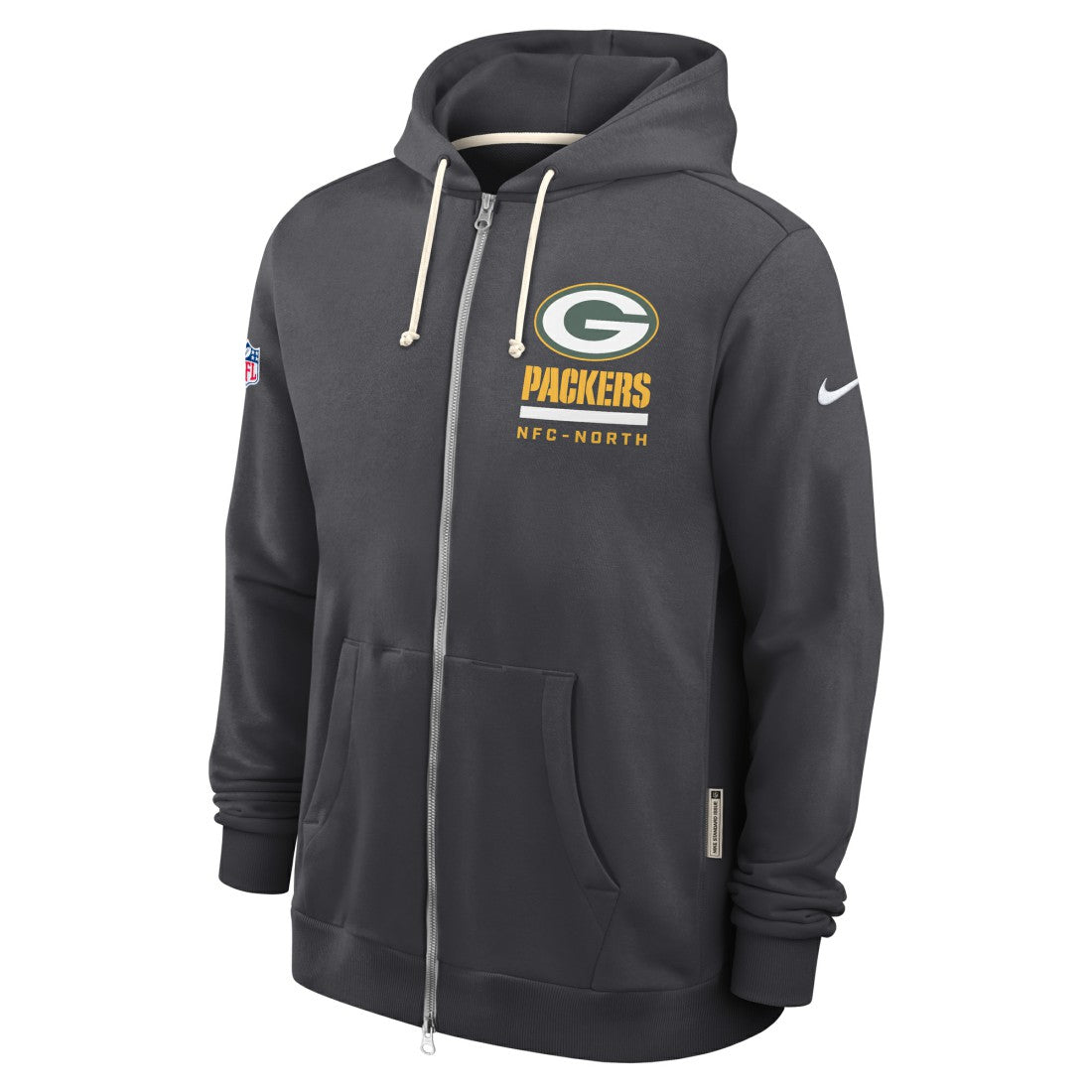 Sideline Standard Issue Utility Player Dri-FIT Full-Zip Hoodie - Green Bay Packers Hoodies
