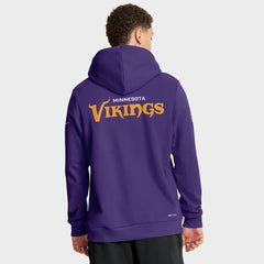 Sideline Standard Issue Initial Home Dri-FIT Hoodie - Minnesota Vikings Hoodies