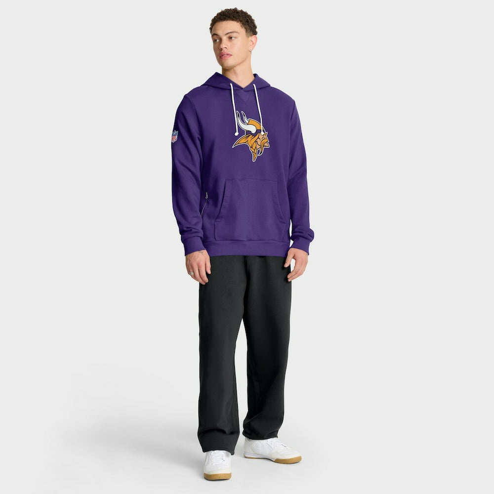 Sideline Standard Issue Initial Home Dri-FIT Hoodie - Minnesota Vikings Hoodies