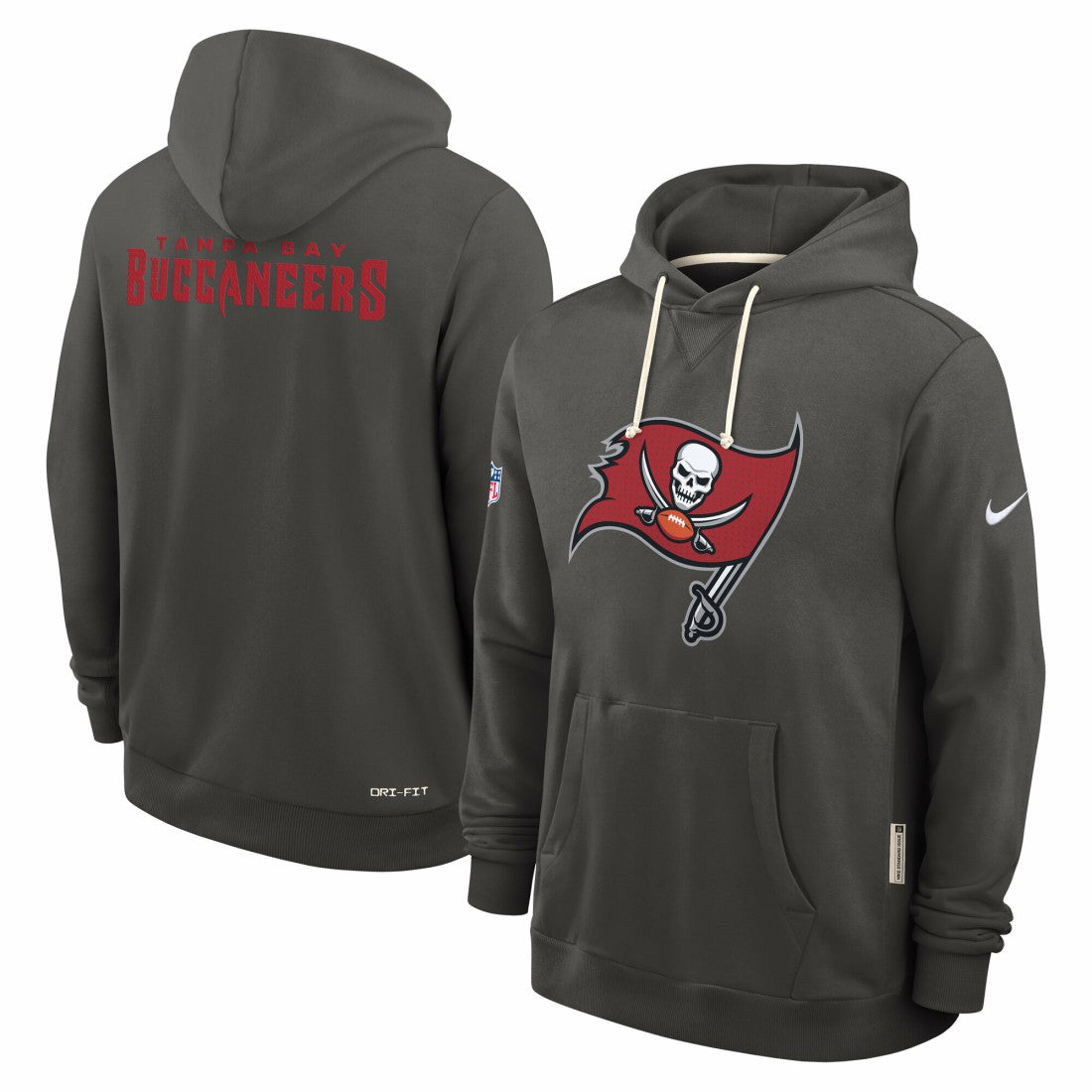 Sideline Standard Issue Initial Home Dri-FIT Hoodie - Tampa Bay Buccaneers Hoodies