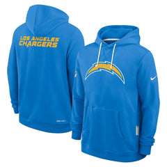 Sideline Standard Issue Initial Home Dri-FIT Hoodie - Los Angeles Chargers Hoodies