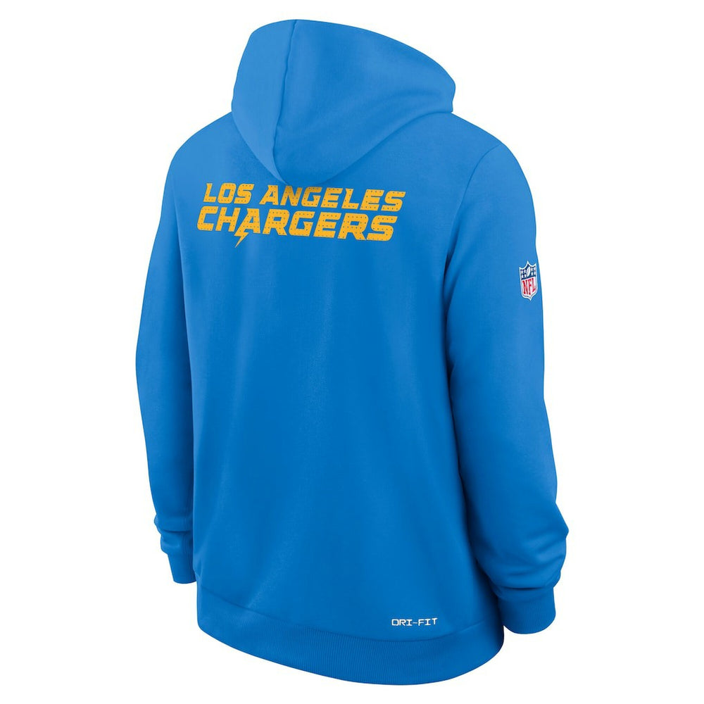 Sideline Standard Issue Initial Home Dri-FIT Hoodie - Los Angeles Chargers Hoodies