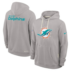 Sideline Standard Issue Initial Home Dri-FIT Hoodie - Miami Dolphins Hoodies