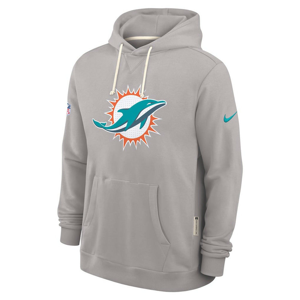 Sideline Standard Issue Initial Home Dri-FIT Hoodie - Miami Dolphins Hoodies
