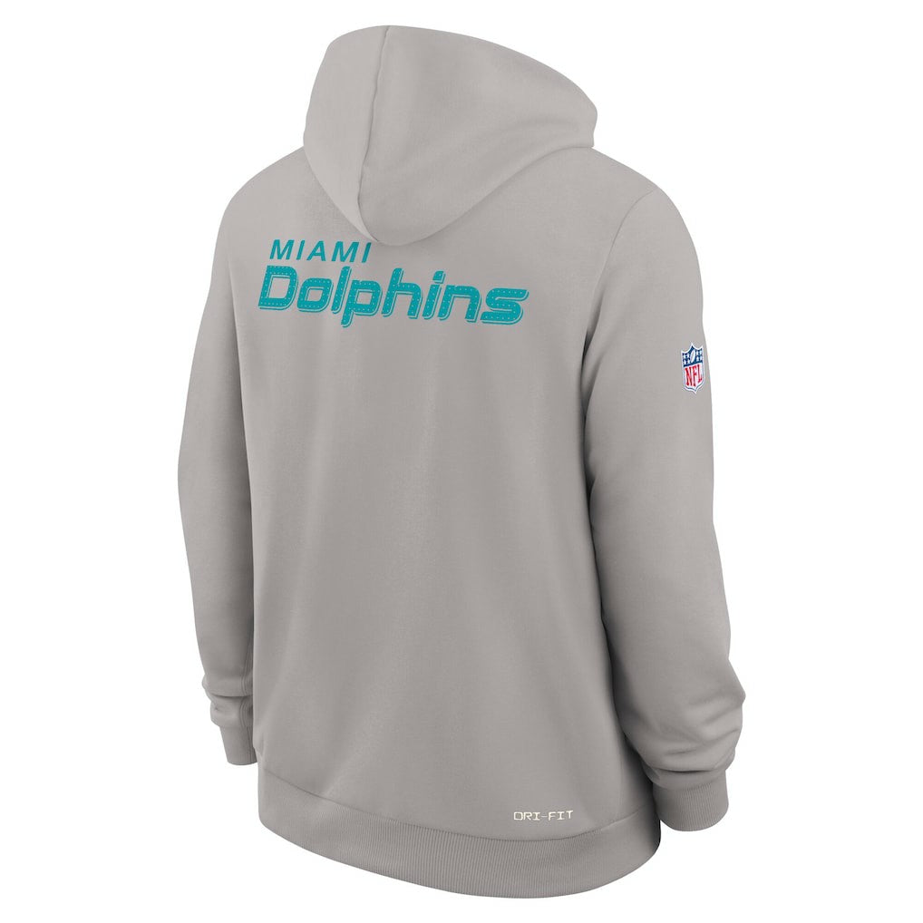 Sideline Standard Issue Initial Home Dri-FIT Hoodie - Miami Dolphins Hoodies