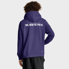 Sideline Standard Issue Initial Home Dri-FIT Hoodie - Baltimore Ravens Hoodies