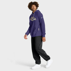 Sideline Standard Issue Initial Home Dri-FIT Hoodie - Baltimore Ravens Hoodies