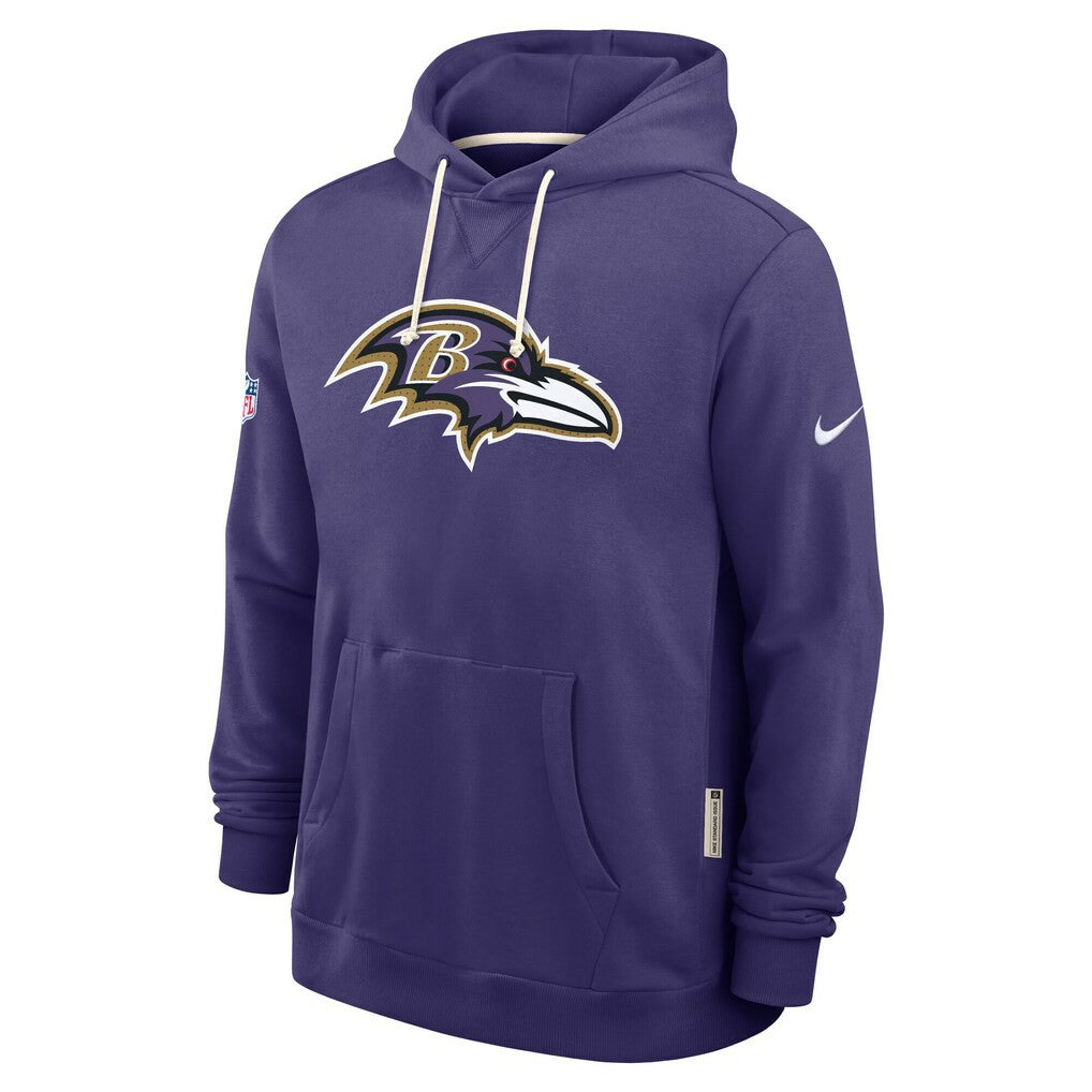 Sideline Standard Issue Initial Home Dri-FIT Hoodie - Baltimore Ravens Hoodies