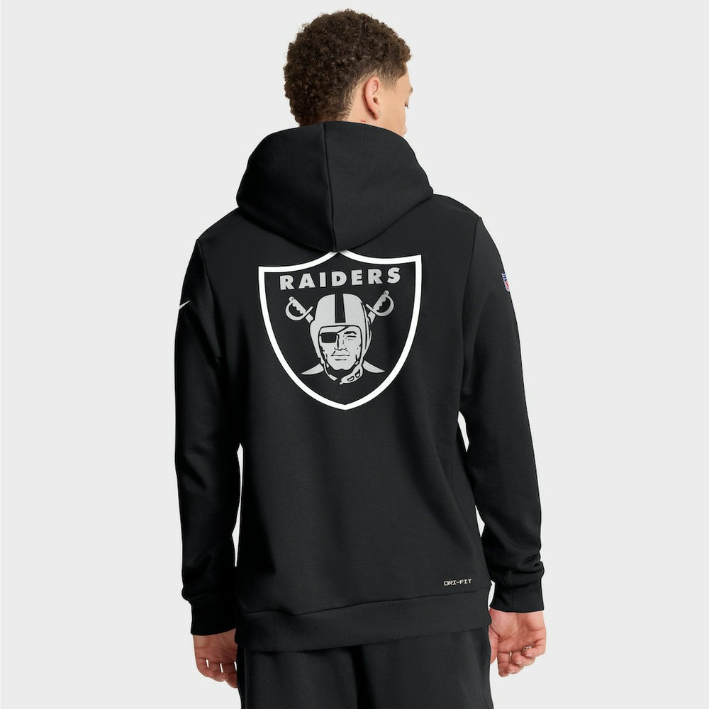 2025 NFL Crucial Catch Sideline Standard Issue Dri-FIT Hoodie - Las Vegas Raiders Hoodies