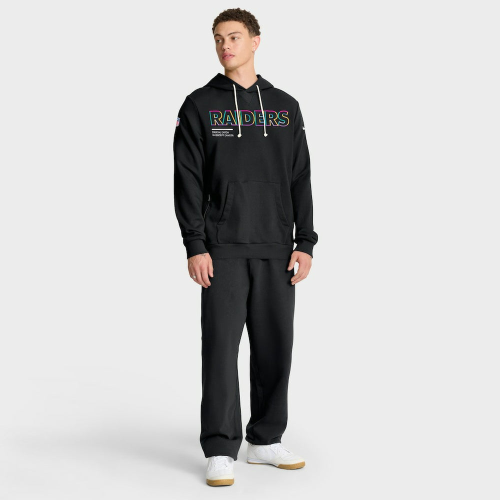 2025 NFL Crucial Catch Sideline Standard Issue Dri-FIT Hoodie - Las Vegas Raiders Hoodies